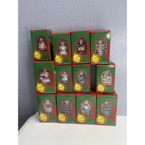 1998 Effanbee Christmas Ornament Series Lot 12 Vintage Dolls Holiday Seasonal